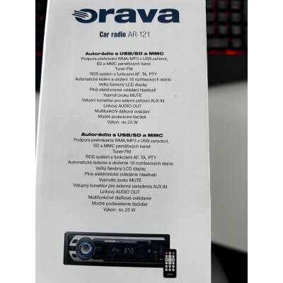 Autoradio mit Bluetooth, USB, SD, FM & 4×25 W...