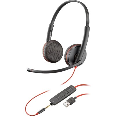 USB Headset, Noise-Cancelling Mikrofon, Plantronics...