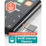 MP3-Player 64 GB, BT, microSD bis 128 GB, 50 h Akku, MP300, Oakcastle, WIE NEU