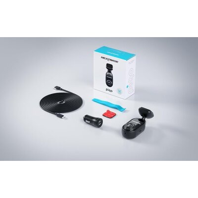 Mini Dashcam Kamera 1080p, GPS, Nachtmodus, Nextbase Piqo NBPICO1SD-GER, WIE NEU