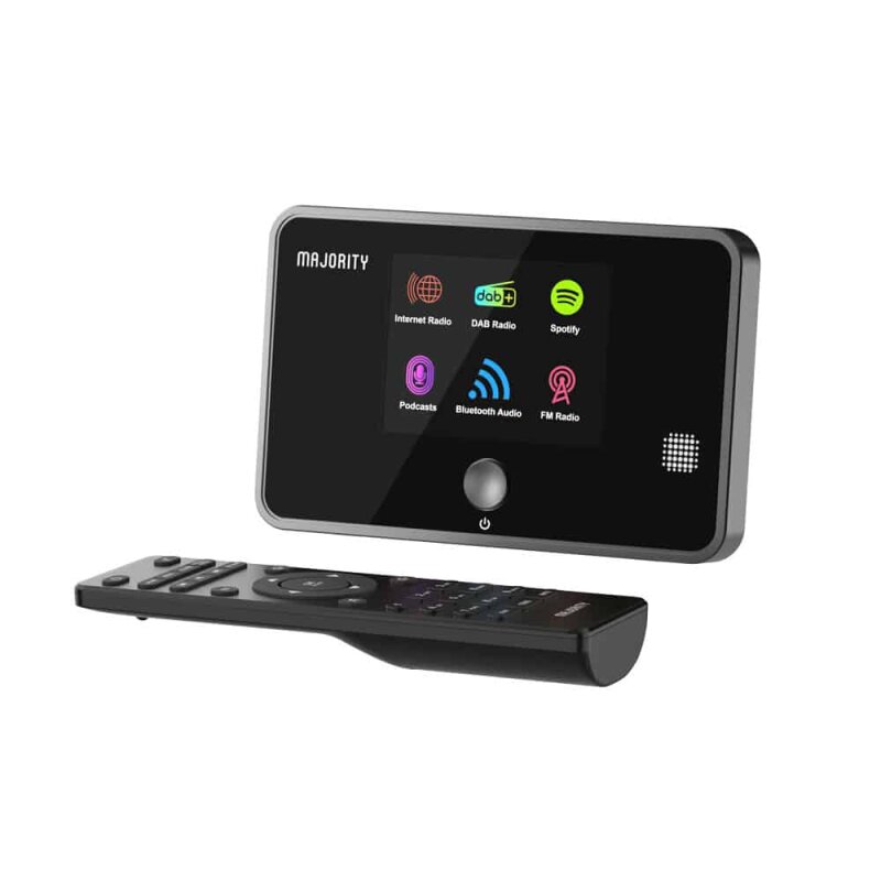 Tuner Internetradio, DAB+,FM, BT, Optic, Line Out,Majority Robinson 2IR, GEPRÜFT