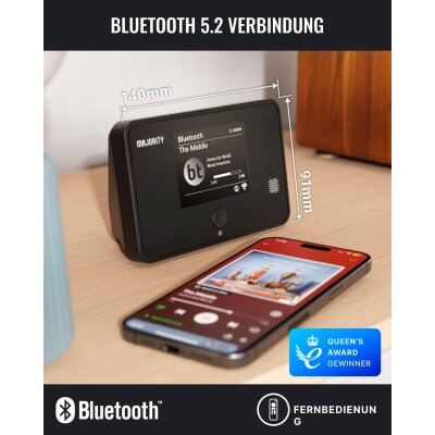 Tuner Upgrade, Internet Radio, DAB+, klein, Majority Robinson 2IR, GEPRÜFT- GUT