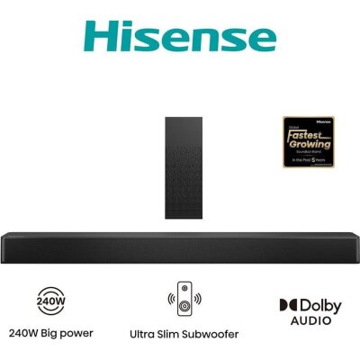 2.1 Soundbar & Subwoofer 240 W, BT HDMI ARC DTS...