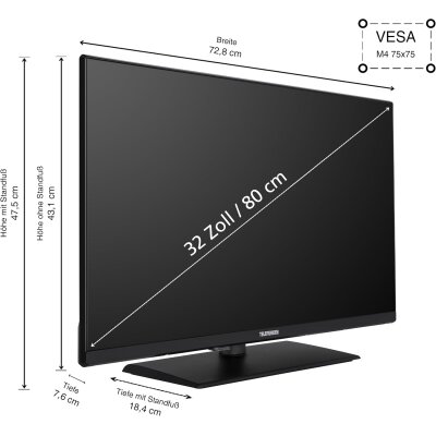 TV Telefunken XF32AN750M 32" Full HD Android, Dolby...