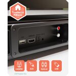 TV Soundbar teilbar Bluetooth, Standard ohne HDMI Kabel,Oakcastle SB80, GEPRÜFT