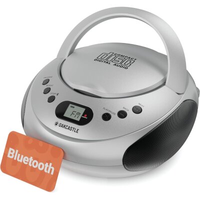 CD-Radio, Bluetooth, silber, einfache Bedienung,...