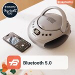 CD-Radio, Bluetooth, silber, einfache Bedienung, Oakcastle CD 250, WIE NEU