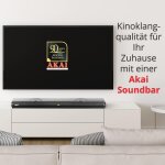 Soundbar 2.2,100W, BT 5.0, Subwoofer integriert, Akai ASB-29, WIE NEU
