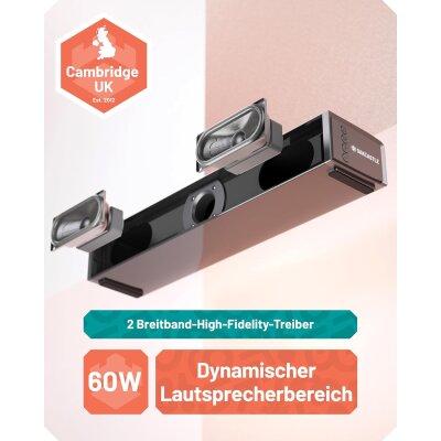 TV Soundbar, BT, Standard ohne HDMI Kabel, Oakcastle SB40, UNVOLLSTÄNDIG