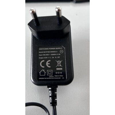 20x 5V 1.2A Netzteil DC Adapter EU Stecker Hohlstecker Bulk Set #NEU