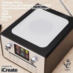 CD Internetradio. DAB+, BT, Fernbedienung, Majority Homerton 2, schwarz, GEPRÜFT