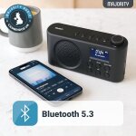 DAB+ Radio, BT, Kopfhörerbuchse, Wecker, Majority Orwell, MANGEL ANTENNE