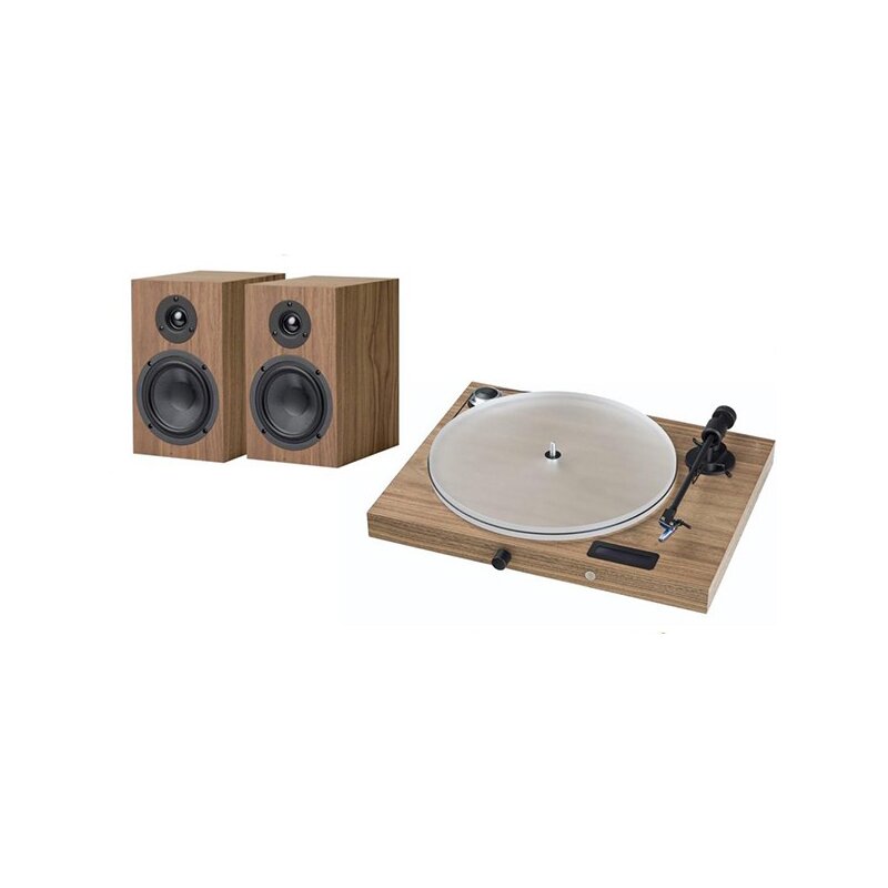 All-in-One Plattenspieler Set Bluetooth 2x50W Lautsprecher – Juke Box S2 NEU