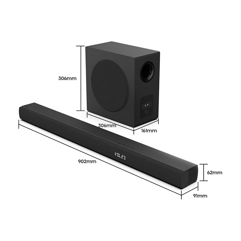 3.1 Soundbar 480W Dolby Audio Bluetooth HDMI ARC Hisense HS3100 GEPRÜFT - GUT