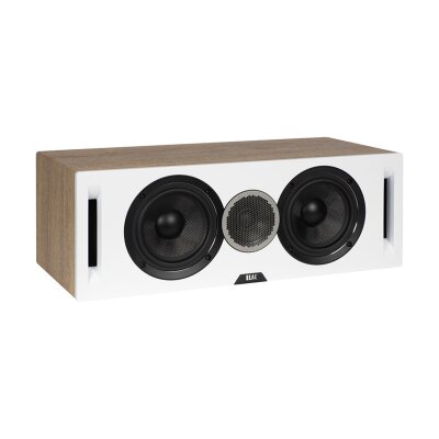 Centerlautsprecher, ELAC Heimkino, Weiss/Holz, Debut...