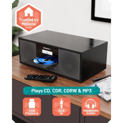 CD Radio, DAB+ FM, USB, BT, Fernb., OAKCASTLE DAB500, Elektronik DEFEKT