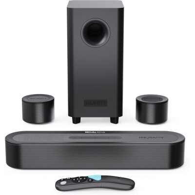 5.1 Soundbar + Subwoofer,Bowfell Halo ATMOS Dolby,HDMI eARC BT, Majority,GEPRÜFT