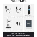 5.1 Soundbar + Subwoofer,Bowfell Halo ATMOS Dolby,HDMI eARC BT, Majority,GEPRÜFT