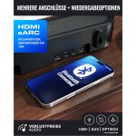 5.1 Soundbar + Subwoofer,Bowfell Halo ATMOS Dolby,HDMI eARC BT, Majority,GEPRÜFT
