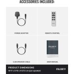 Lautsprecher 1 Paar, Aktiv, HDMI, Phono, BT, Majority D100X Weiß, GEPRÜFT - GUT