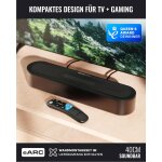 Soundbar 5.1 HDMI eARC BT Subwoofer, Majority Bowfell Halo ATMOS, UNVOLLSTÄNDIG
