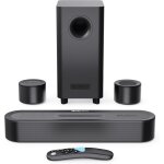Soundbar 5.1 HDMI eARC BT Subwoofer, Majority Bowfell Halo ATMOS, UNVOLLSTÄNDIG