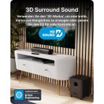 2.1 TV Soundbar 200W Subwoofer HDMI ARC BT USB AUX Majority NAGA40 PLUS, GEPRÜFT