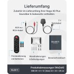 2.1 TV Soundbar 200W Subwoofer HDMI ARC BT USB AUX Majority NAGA40 PLUS, GEPRÜFT