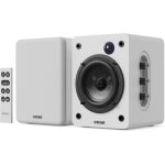 kleine Aktiv Lautsprecher Weiß, 1 Paar, BT, HDMI ARC USB, Majority D50X, WIE NEU