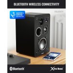 Aktiv Lautsprecher Bluetooth HDMI Phono, Paar Majority D100X Schwarz, GEPRÜFT