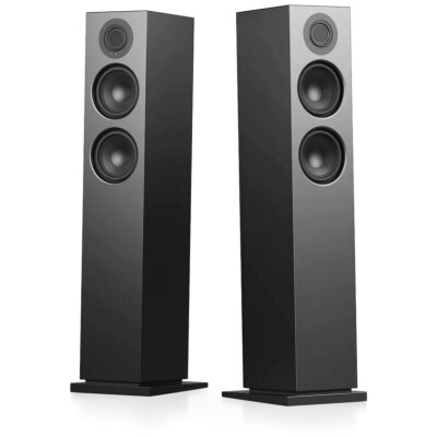 Aktiv Standlautsprecher Audio Pro A48W, 1 Paar, schwarz...