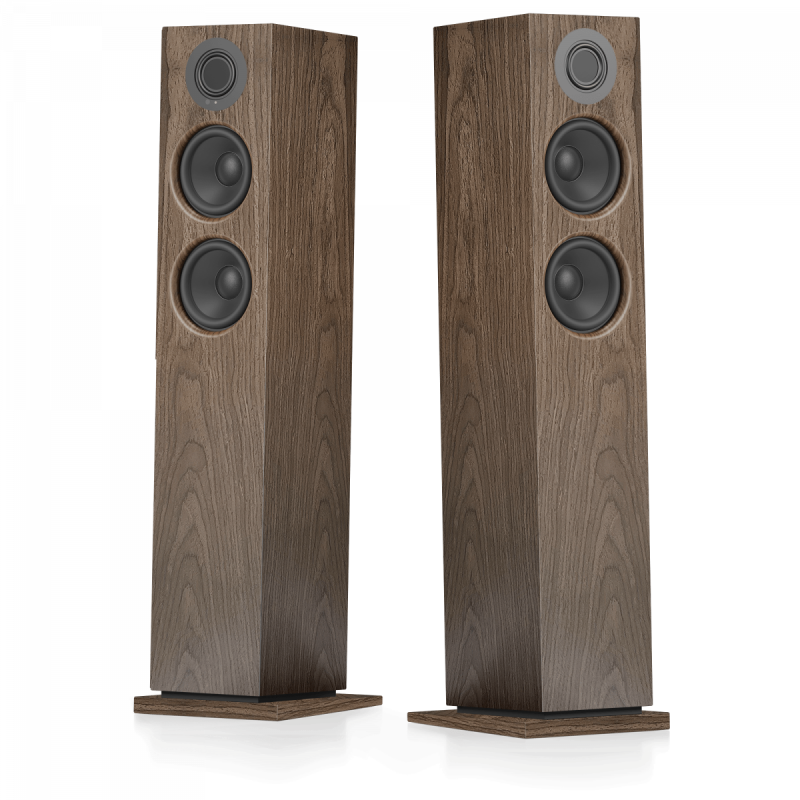 Aktiv Standlautsprecher Audio Pro A48W, 1 Paar,Walnuss ,WLAN HDMI ARC ,BT , NEU