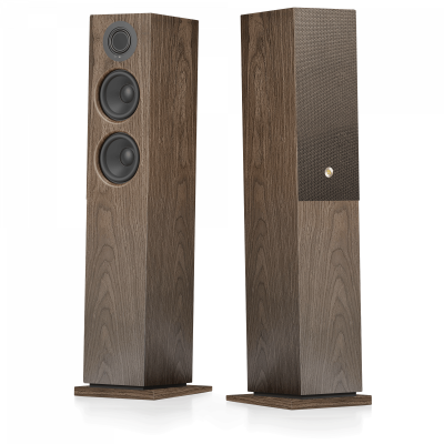Aktiv Standlautsprecher Audio Pro A48W, 1 Paar,Walnuss ,WLAN HDMI ARC ,BT , NEU