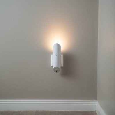 USB Wallcharger Steckdose LED Nachtlicht  Ladegerät,Justsmart Spotlight WIE NEU