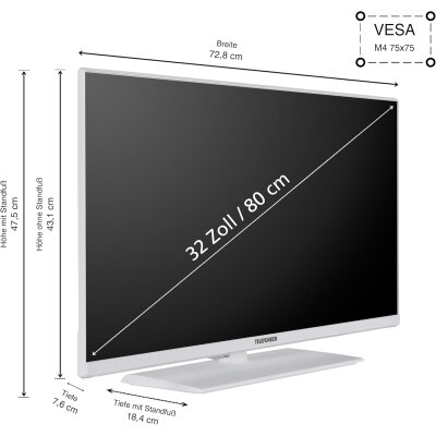 32" Full HD TV Triple-Tuner USB...