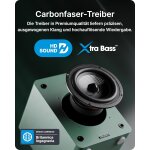 kleine Aktiv PC Lautsprecher 1 Paar BT HDMI USB, Majority D50X Grün, WIE NEU