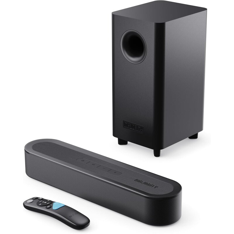2.1 Soundbar Bluetooth HDMI ARC, Subwoofer, Majority Bowfell Axis Dolby, GEPRÜFT