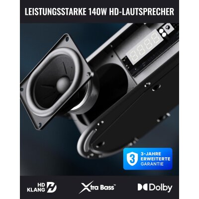 2.1 Soundbar Bluetooth HDMI ARC, Subwoofer, Majority...