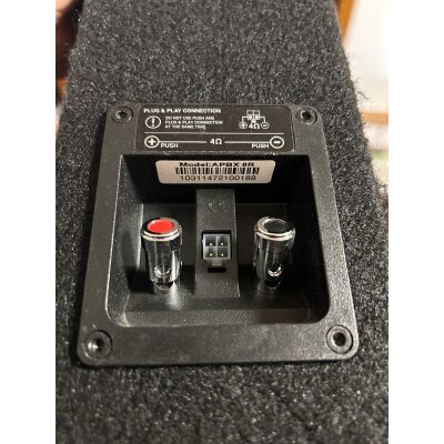 Subwoofer, Audison APBX 10 DS, 10", geschlossene Box,präzise Bässe,ZUBEHÖR FEHLT