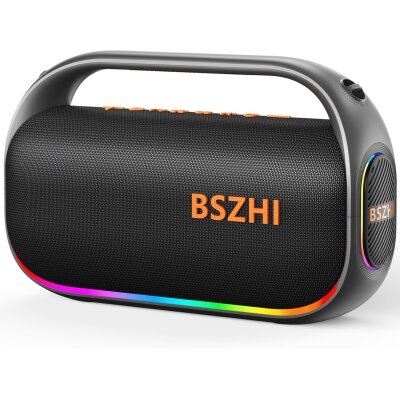 Partybox, Camping, Strand, Bluetooth,IPX6, TWS LED, BSZHI A62, GEPRÜFT - WIE NEU