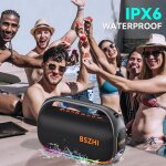 Partybox, Camping, Strand, Bluetooth,IPX6, TWS LED, BSZHI A62, GEPRÜFT - WIE NEU