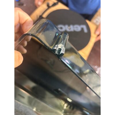 Plattenspieler mit integrierten Lautsprechern, USB, Lenco LS-50, o.K.,BESCHÄDIGT