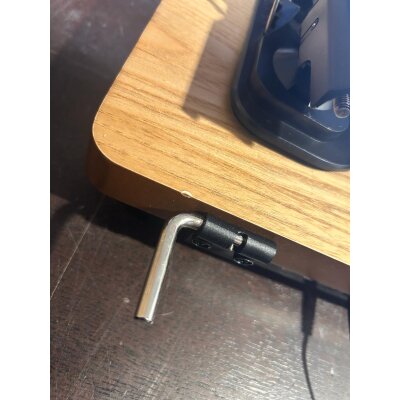 Plattenspieler mit integrierten Lautsprechern, USB, Lenco LS-50, o.K.,BESCHÄDIGT
