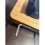 Plattenspieler mit integrierten Lautsprechern, USB, Lenco LS-50, o.K.,BESCHÄDIGT