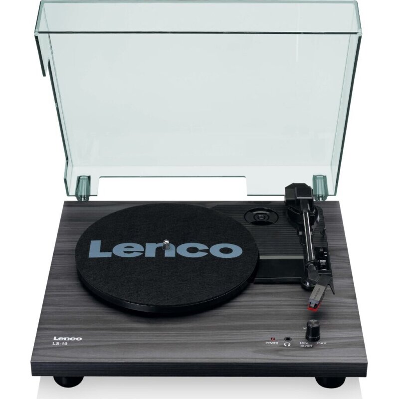 Plattenspieler mit Lautsprechern, Lenco LS-10BK, – MANGEL keine Nadel