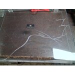 Plattenspieler mit Lautsprechern & BT, USB Qlearsoul ONE-S, Haube GEBROCHEN