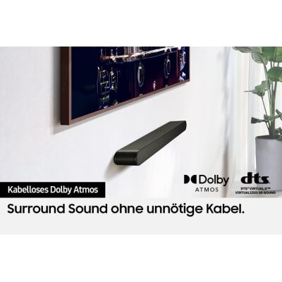 Samsung HW-S66GD 5.0 Soundbar 200W Dolby Atmos Bluetooth Schwarz  Geprüft – Gut