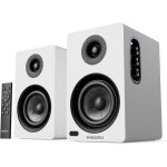 Regal Lautsprecher Aktiv HDMI, BT, Paar Oakcastle BK100 Weiss WIE NEU