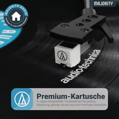 Bluetooth USB Turntable Plattenspieler Majority Moto TOT DEFEKT Bastler