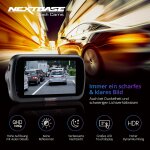 Dashcam 1440p GPS WiFi 3" Touchscreen 140° Kamera 522GW, DEFEKTER AKKU